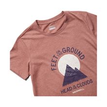 Camisetas Wms Grounded Ss Tee - Navy Heather