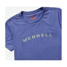 Camisetas Merrell Wordmark Tee - Baja Blue Heath