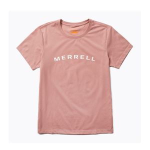 Camiseta Merrell Wordmark Tee-Ash Rose